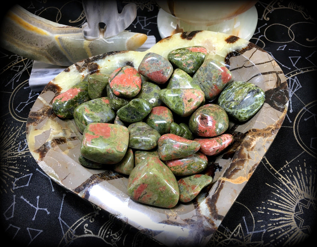 Unakite Tumbled Stones - Practical Magic Store