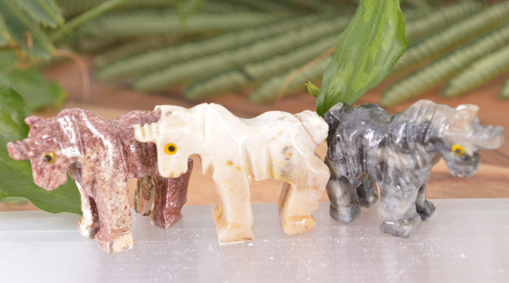 Unicorn Soapstone Steatite Carving - Practical Magic Store