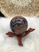 Wooden Stands for Spheres & Abalone Shells - Large 6" - Practical Magic Store