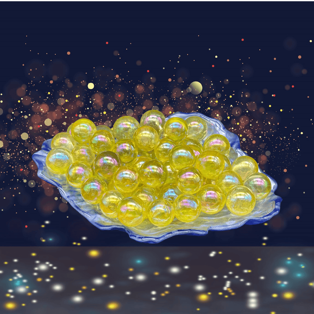 Yellow Aura Quartz Spheres - Practical Magic Store